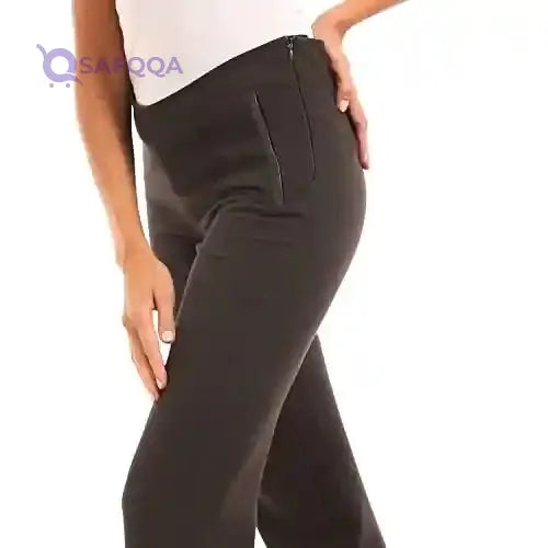 esla_ Pants For Womens_Brown - Safqqa Egypt