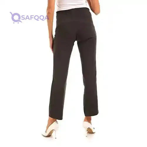 esla_ Pants For Womens_Brown - Safqqa Egypt