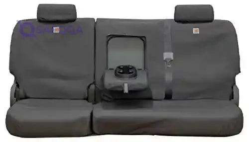 Covercraft Carhartt SeatSaver Custom Fit Second Row Seat Cover for Chevrolet/GMC Models - Duck Weave (Gravel) - Safqqa Egypt