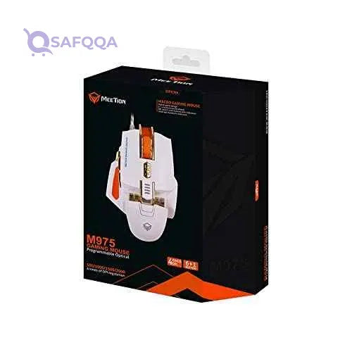 Meetion M975 USB Corded Gaming Mouse – 2000 DPI for PC & Laptop - Safqqa