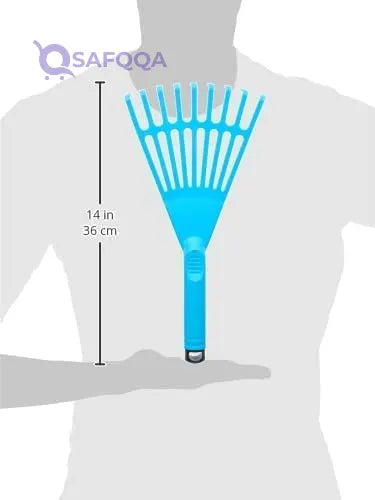 Mintra Garden Fan Rake – Practical Leaf & Lawn Tool - Safqqa