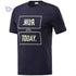 Reebok Running Activ Chill Graphic Heathered Slim Fit Sports T-shirt For Men - Safqqa