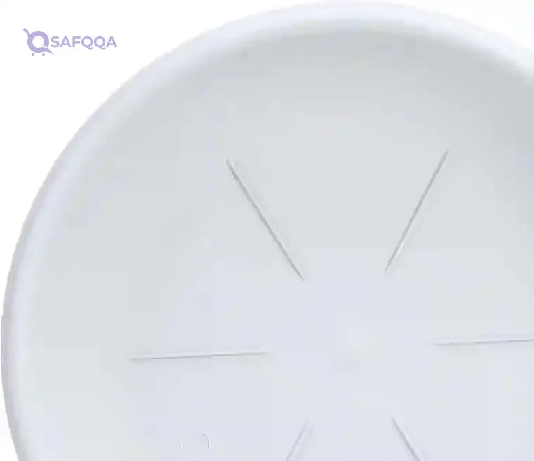 Bama Round Saucer, 20062, Off White, Plastic - Made In Italy - Safqqa