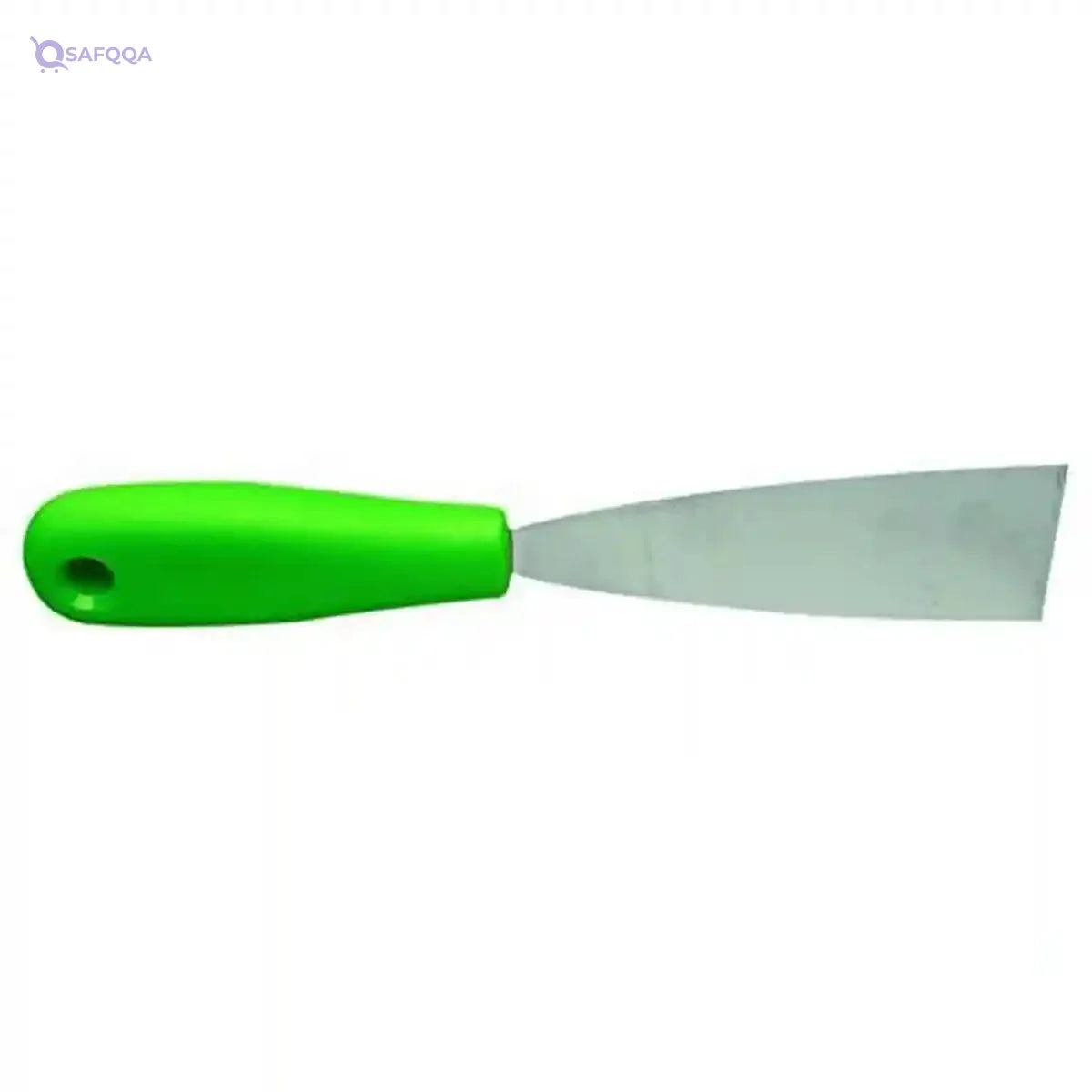 FBK Stainless Steel Spatula with PP Handle Stiff (40 mm) Green 88042 - Safqqa Egypt