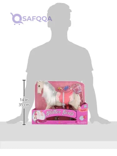Glitter Girls Sparkle Horse Doll – 14-Inch Play Doll - Safqqa