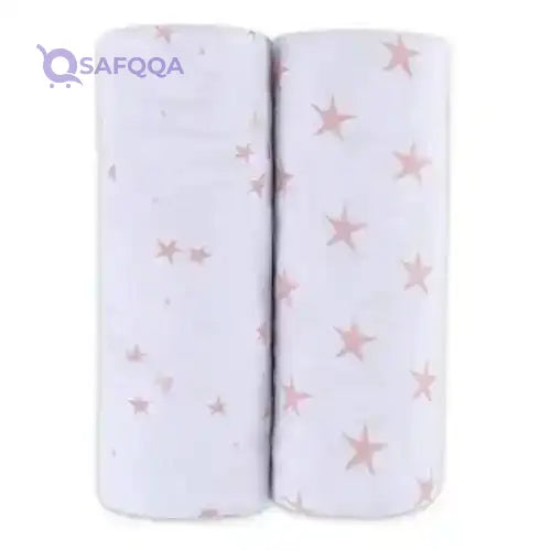 Ely’s & Co. Patent Pending Waterproof Bassinet Sheet 2-Pack Set for Baby Boy - 100% Cotton, Jersey Knit Cotton Sheets with Waterproof Lining - Safqqa