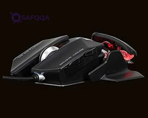 Meetion GM80 - Transformers Mechanical Gaming Mouse (4000 DPI) - For PC & Laptop - Black - Safqqa