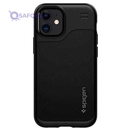 Spigen Hybrid NX Case Designed for iPhone 12 Mini (2020) - Matte Black - Safqqa Egypt