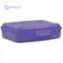Mintra Home Utility Boxes - 375ml PURPLE 3pk - (6.5inW x 4.25inD x 1.5inH) - great utility box, storage box - Safqqa