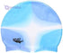 SPURT Multi-Color Silicone Swim Cap – Comfortable & Durable - Safqqa