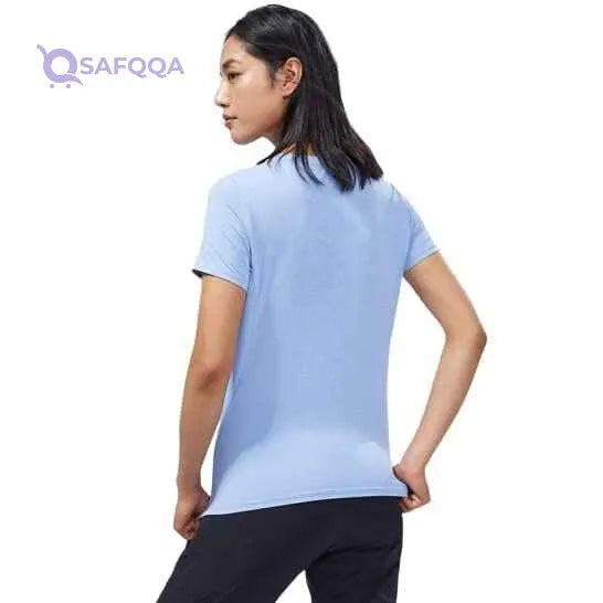 Anta Women's SS Performance Tee – Lightweight, Breathable & Stylish Activewear Top - Safqqa