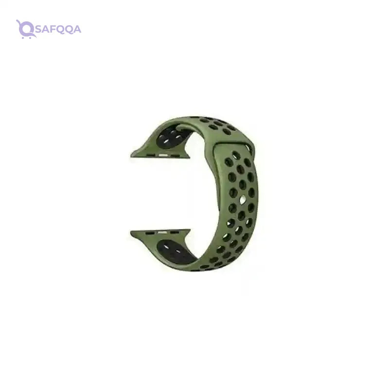 Silicone Breathable Smart Watch Strap with Holes for Smart Watch 38/40 MM - Safqqa Egypt