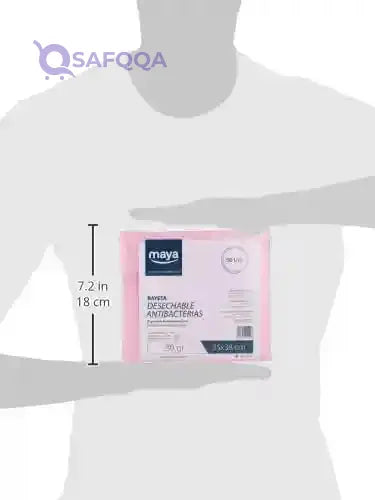 Maya Antibacterial Disposable Cloths - Pack of 50 - Safqqa Egypt