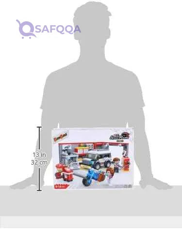 BanBao Vehicle Repair Station with Pull Back Cars for Toddlers – 515 Pieces - Safqqa Egypt