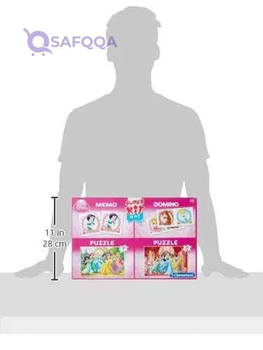 Clementoni Princess 4 In 1 Game - Safqqa Egypt