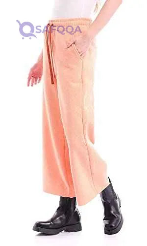 Ravin Women's Elastic Waist Cotton Pants with Drawstring - Safqqa Egypt