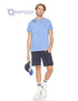 Magma Chest-Logo Round-Neck Short-Sleeve Regular Fit T-shirt for Men - Safqqa Egypt