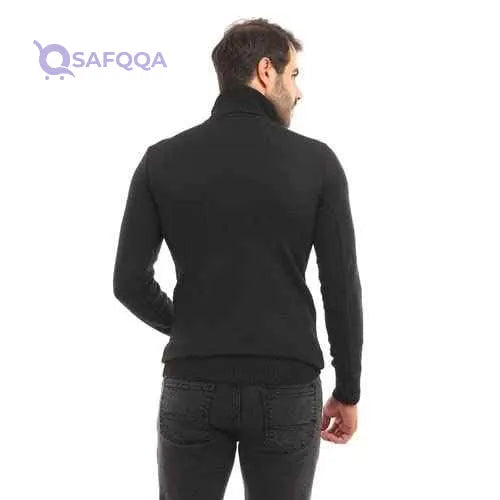 CAESAR Men Mens Wool Pullover With High Neck Pullover - Safqqa Egypt