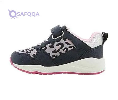 Sprox Girls' Leopard Pattern Velcro Closure Sneakers - Safqqa Egypt