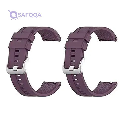 Strap watch uag nato 2 pieces for apple watch size 20 purple - Safqqa Egypt