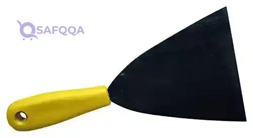 Maya Stainless Steel Spatula with PP Handle Medium (120 mm) Yellow 88100 - Safqqa Egypt