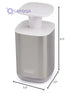 Joseph Joseph Presto Stainless-Steel Hygienic Easy-Push Soap Dispenser with Wide Pump - Safqqa