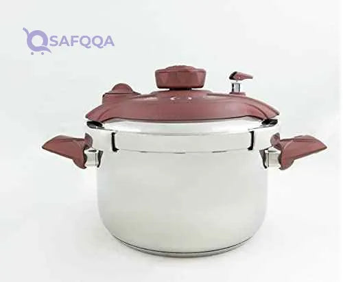 Nova Pressure Cooker 8L – Durable Aluminum Pot, Minor Scratches & Damaged Box - Safqqa
