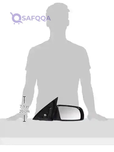 Fit System 68599N Passenger Side Mirror for Nissan Altima Sedan, Textured Black, PTM Cover, w/Turn Signal, Foldaway, Power - Safqqa