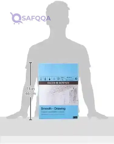 Daler Rowney Smooth Drawing Pad A3 96g 50 Sheets - Safqqa Egypt