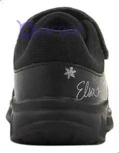 Leomil Girls' School Shoes with Elsa Print, Elastic Lace, and Velcro Closure - Safqqa Egypt