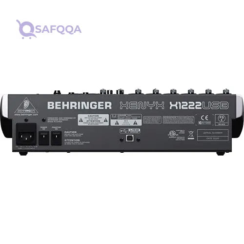 Behringer Xenyx 16-Input USB Audio Mixer with Effects (Damdg box) - Safqqa