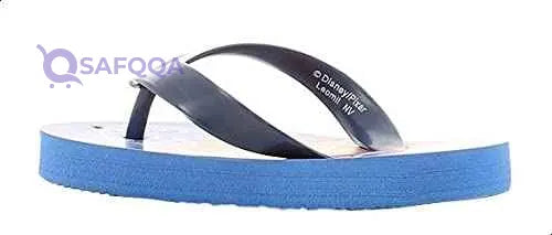 Leomil Cars Print Flip Flops For Boys - Navy and Blue - Safqqa