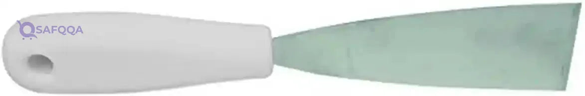 Maya Stainless Steel Spatula with PP Handle Medium (40 mm) White 88040 - Safqqa