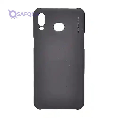 Generic X-Level Metal Phone Fully Protection Back Cover With Metallic Design For Samsung Galaxy A6s 6.0 Inch - Black - Safqqa Egypt