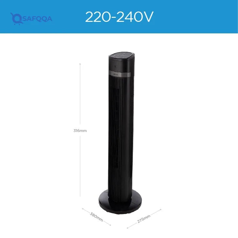 Midea Tower Fan with Remote Control – 3 Wind Modes - Safqqa