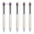 SAFWEL Gel Ink Pen Retractable Pen with Comfortable Grip Barrel Smooth Flowing Ink 0.5mm Black Ink for School Office Home (Color : Beige) - Safqqa