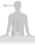 Vigar-Plastic-Toilet Brush Holder,Slip-resistant surface enhances safety during showers or baths - Safqqa