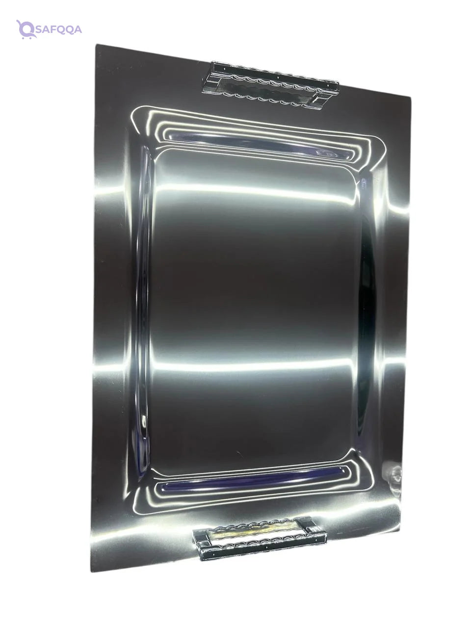 Generic Stainless steel tray for serving drinks at home- 35*50 cm - Safqqa