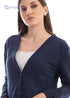 Jamila Women’s Long Sleeves Soft Cardigan with Buttons – Long Length Sweater - Safqqa
