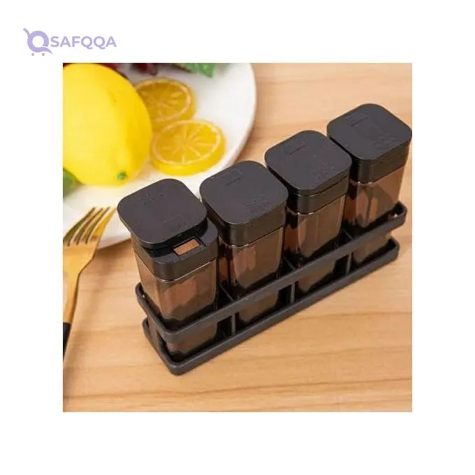 Generic Spice Mini jars Mounted In An Acrylic Holder - Safqqa