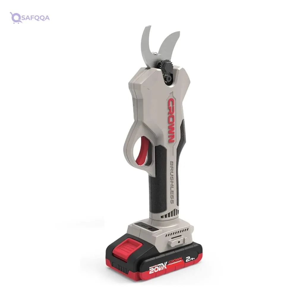 Crown 20V 2A Tree Branch Electric Pruner 30mm – ( No Battery, No Charger) - Safqqa