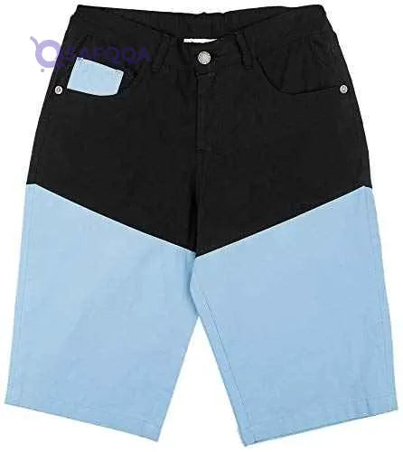 Giggles Two-Tone Gabardine Shorts for Boys - Safqqa Egypt