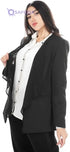BELLA DONNA Women's Crepe Tailored Jacket (S22FJ31X) - Safqqa