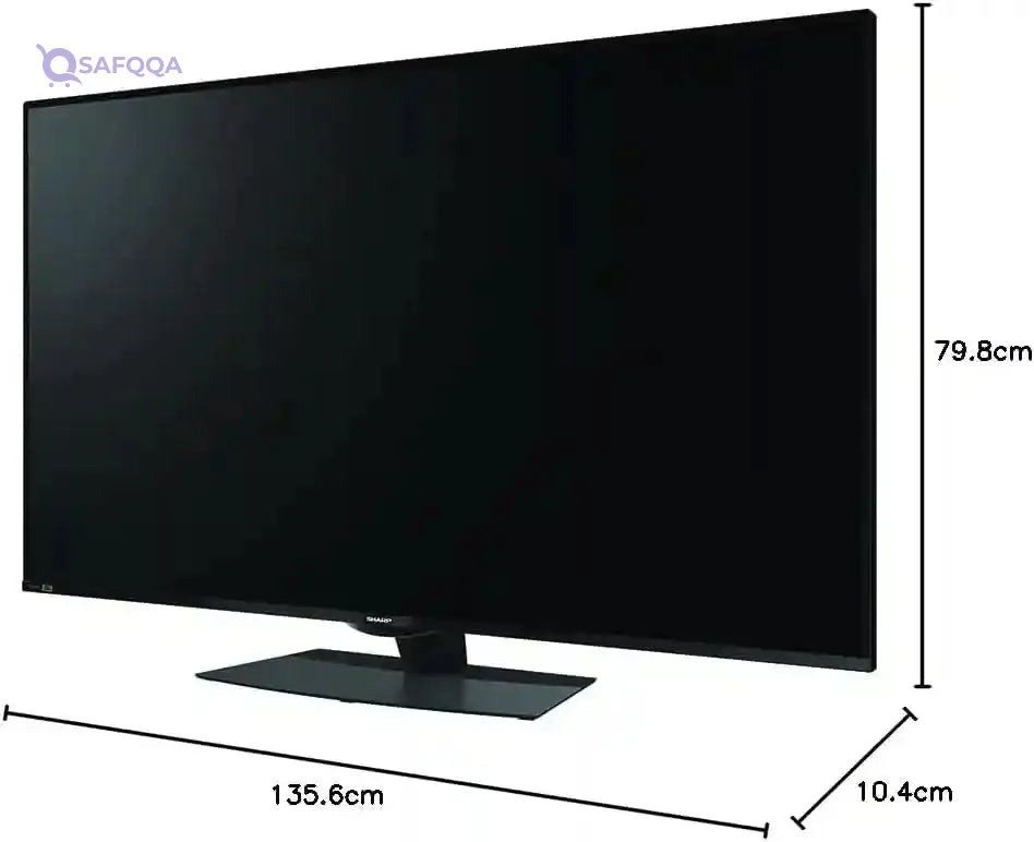 Sharp 8K Smart LED TV 60 Inch With Android System, WiFi Connection, 4 HDMI and 3 USB Inputs - 8T-C60DW1X ( OPEN BOX ) - Safqqa Egypt