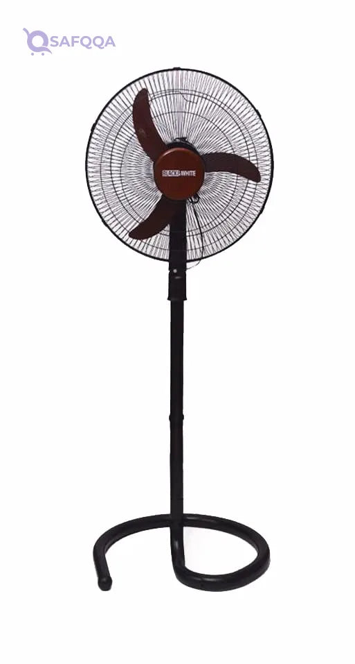 Black & White 18" Pedestal Fan – Model SF75 - Safqqa
