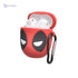 G-Power Silicone Full Cover AirPods Protective Case – Superhero Design with Ring Strap – Compatible with AirPods 1/2 - Safqqa
