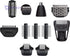 BaByliss 11-In-1 Cordless Multi Grooming Kit, Waterproof, Hair/Nose/Body And Beard Trimmer, Hair Clipper, Shaver For Men With Sharp Carbon Titanium Blades - MT860E - Safqqa