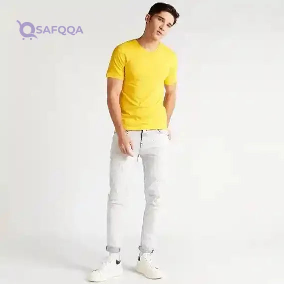 Splash mens 3517154 VNECK SOLID T-Shirt - Safqqa Egypt