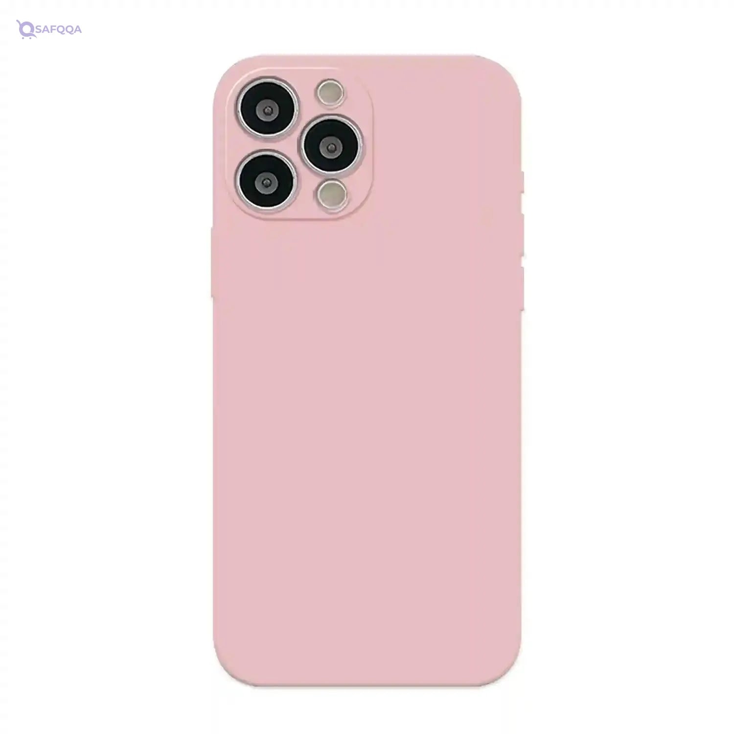 Case for iPhone 13pro max, 6.7-Inch, Silky-Soft Touch, Full-Bodypro maxtective Case, Shockproof Cover with Microfiber Lining (Cherry blossom powder) - Safqqa Egypt