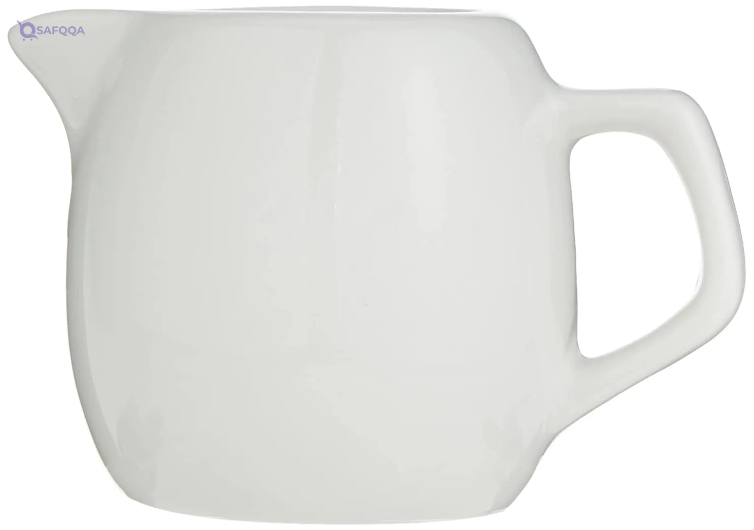 Porcelain Creamer – 120 ml Capacity, Ivory - Safqqa